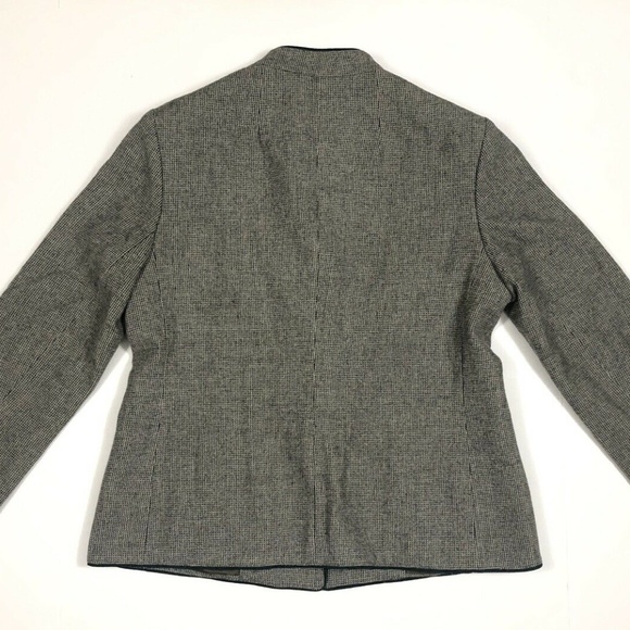 VTG Devon Hall by Robert Paul Tabah size 8 Jacket Blazer Wool Tweed Gray - Picture 3 of 11